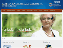 Tablet Screenshot of mrzyglocka.pl